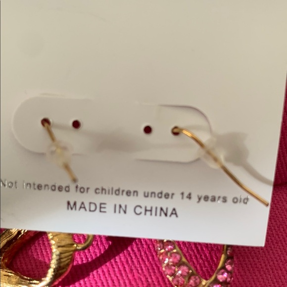 Pink Ribbon Earrings - Picture 2 of 2